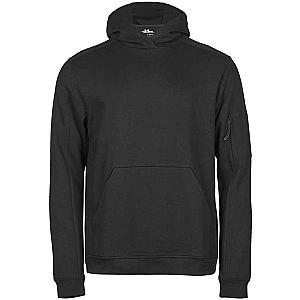 Tee Jays Athletic Hooded Sweatshirt - Black