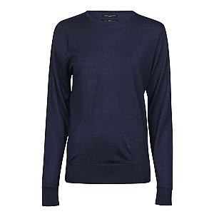 Tee Jays Ladies Crew Neck Sweater - Navy