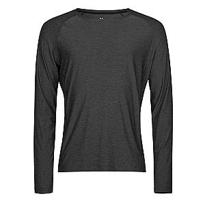 Tee Jays Long Sleeve CoolDry™ T-Shirt - Black Melange