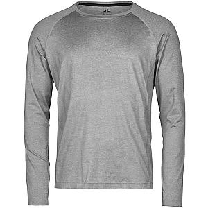 Tee Jays Long Sleeve CoolDry™ T-Shirt - Grey Melange