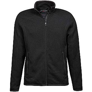 Tee Jays Knitted Outdoor Fleece Jacket - Black