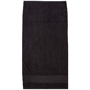 Towel City Printable Border Hand Towel - Black