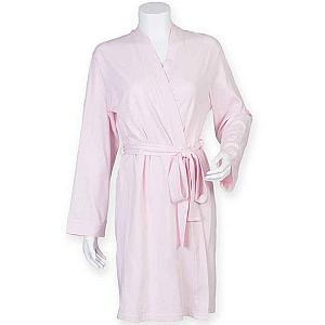 Towel City Ladies Cotton Wrap Robe - Light Pink