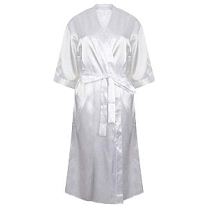Towel City Ladies Satin Robe - White