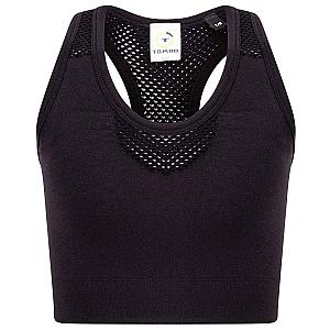 Tombo Kids Seamless Crop Top - Black