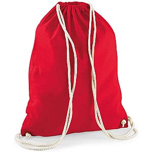 Westford Mill Cotton Gymsac - Classic Red