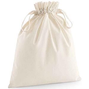 Westford Mill Organic Cotton Drawcord Bag - Natural