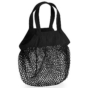 Westford Mill Organic Cotton Mini Mesh Grocery Bag - Black