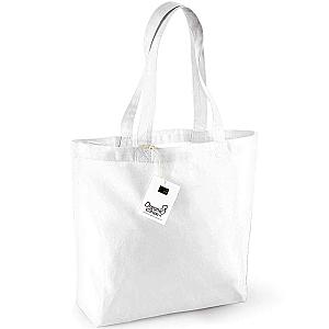 Westford Mill Organic Cotton Shopper - White
