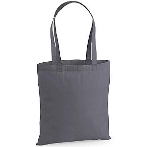 Westford Mill Premium Cotton Tote Bag - Graphite Grey