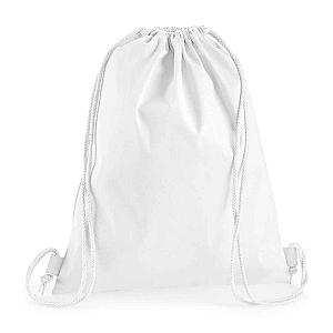 Westford Mill Premium Cotton Gymsac - White