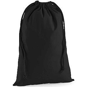 Westford Mill Premium Cotton Stuff Bag - Black