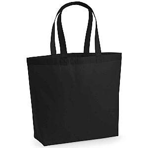 Westford Mill Premium Cotton Maxi Tote Bag - Black
