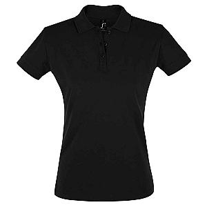 SOL'S Ladies Perfect Cotton Piqué Polo Shirt - Black