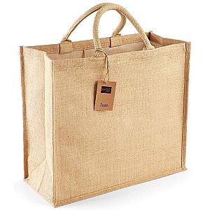 Westford Mill Jute Jumbo Shopper - Natural