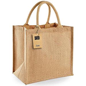 Westford Mill Jute Midi Tote Bag - Natural