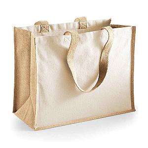Westford Mill Printers Jute Classic Shopper - Natural