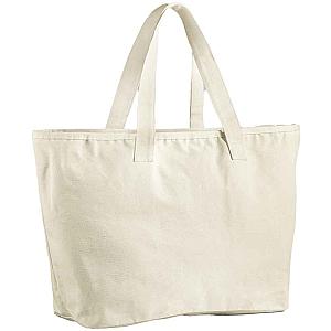 Westford Mill Oversized Heavy Duty Canvas Tote Bag - Natural