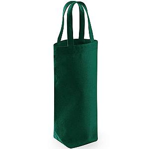 Westford Mill Fairtrade Cotton Bottle Bag - Bottle Green