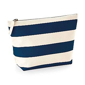 Westford Mill Nautical Accessory Bag - Natural/Navy