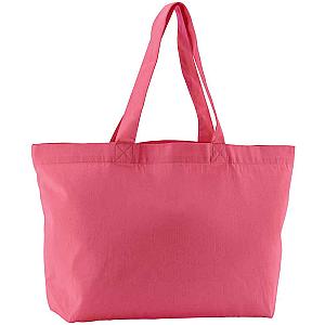 Westford Mill EarthAware® Organic Twill Shopper - Raspberry