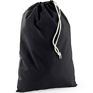 Westford Mill Recycled Cotton Stuff Bag - Black