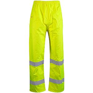 Warrior Hi-Vis Overtrousers - Fluorescent Yellow