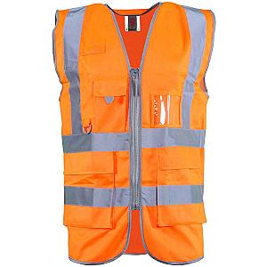Warrior Hi-Vis Executive Waistcoat - Orange