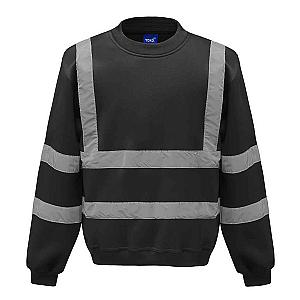 Yoko Hi-Vis Sweatshirt - Black