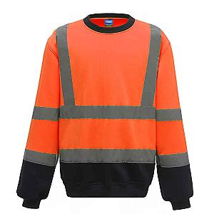 Yoko Hi-Vis Sweatshirt - Orange/Navy