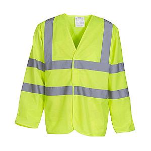 Yoko Hi-Vis Long Sleeve Jacket - Yellow