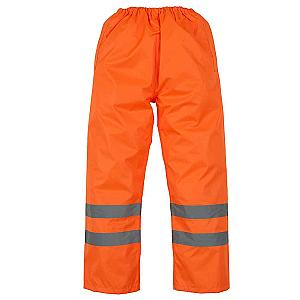 Yoko Hi-Vis Waterproof GO/RT Overtrousers - Orange