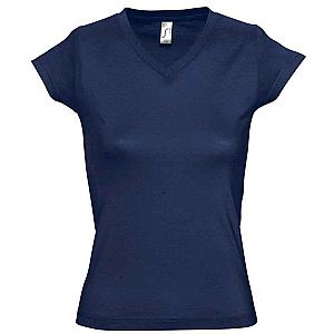 SOL'S Ladies Moon V Neck T-Shirt - French Navy