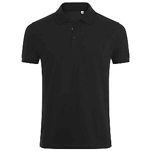 SOL'S Phoenix Piqué Polo Shirt - Black
