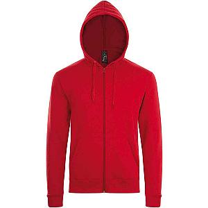 SOL'S Stone Zip Hooded Sweatshirt - Red