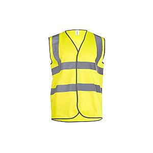 Hi Vis Safety Waistcoat - Yellow