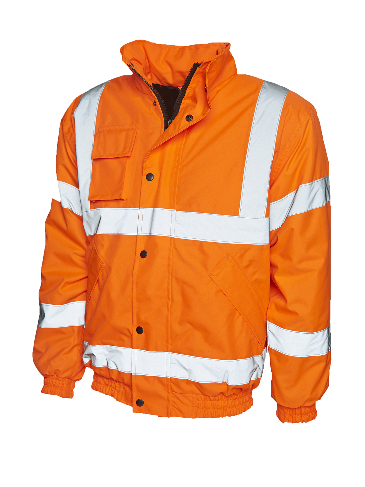 Hi Vis Bomber Jacket - Orange