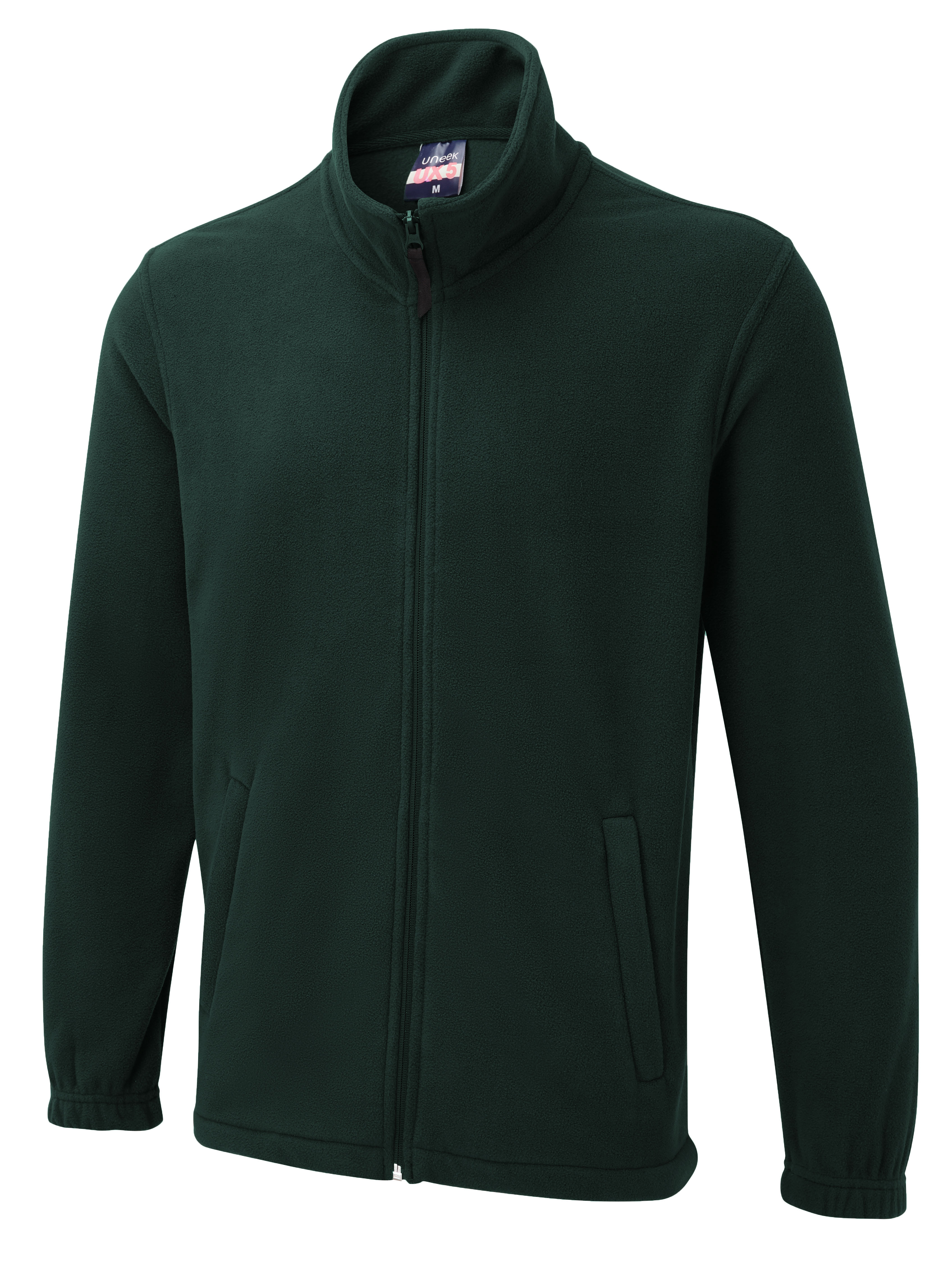 The UX Full Zip Fleece - Bottle Green