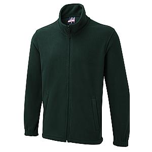 The UX Full Zip Fleece - Bottle Green