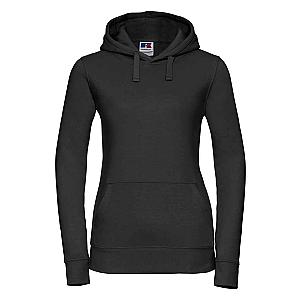 Russell Ladies Authentic Hooded Sweatshirt - Black