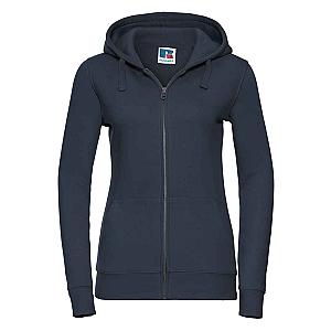Russell Ladies Authentic Zip Hooded Sweatshirt - French Navy