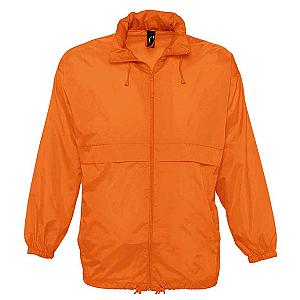 SOL'S Unisex Surf Windbreaker Jacket - Orange
