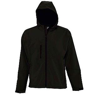 SOL'S Replay Hooded Soft Shell Jacket - Black