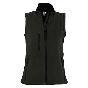 SOL'S Ladies Rallye Soft Shell Bodywarmer - Black