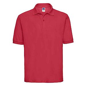 Russell Poly/Cotton Piqué Polo Shirt - Classic Red