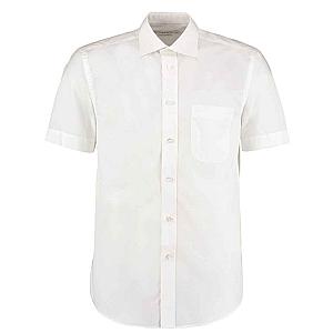 Kustom Kit Short Sleeve Classic Fit Business Shirt - White