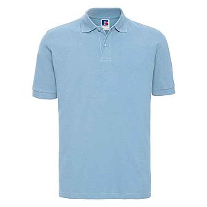 Russell Classic Cotton Piqué Polo Shirt - Sky Blue