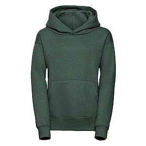 Russell Schoolgear Kids Hooded Sweatshirt - Bottle Green