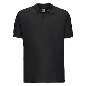 Russell Ultimate Cotton Piqué Polo Shirt - Black