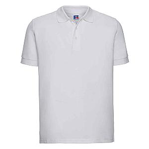 Russell Ultimate Cotton Piqué Polo Shirt - White